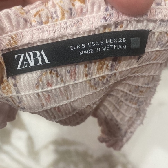 NWOT Zara paisley effect crop top Size Small - Picture 5 of 5